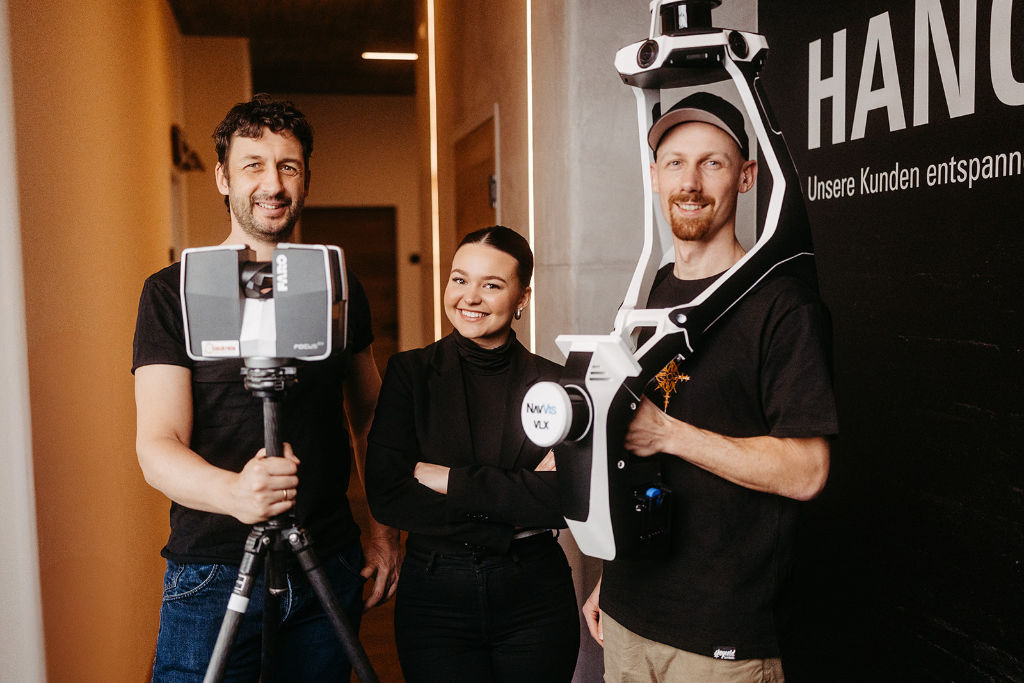 Mobiler 3D-Laserscanner im Einsatz zur Digitalisierung großer Hotelbereiche